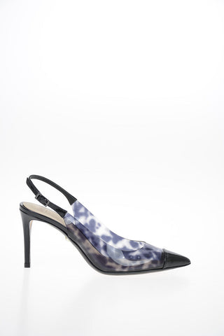 Slingbacks KELLY in Vinile 9 cm