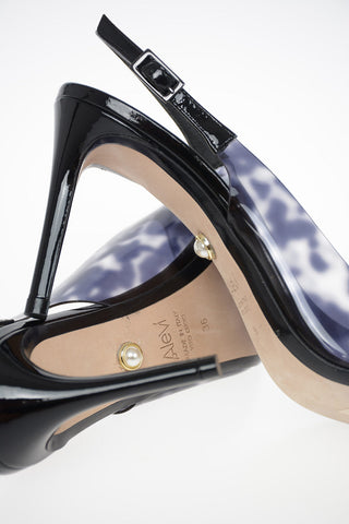 Slingbacks KELLY in Vinile 9 cm
