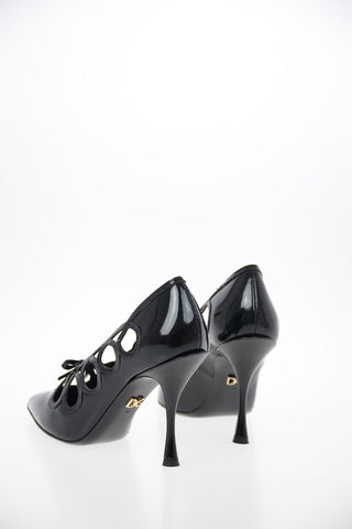 Brushed Leather Pumps 11 cm