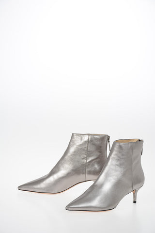 Metallic Leather KITIE Booties 4 cm