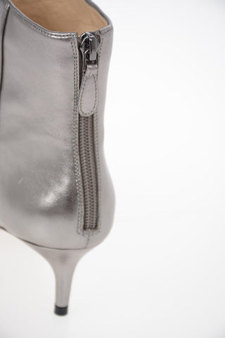 Metallic Leather KITIE Booties 4 cm