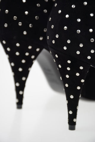 Studded Suede KIKI Booties 8.5cm