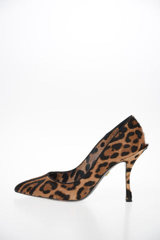 Animal Printed Ponyskin LORI Pumps 10cm