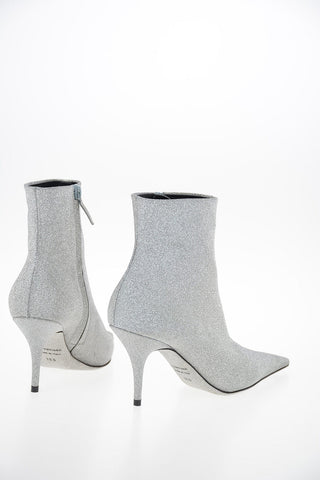 Glittery KNIFE Booties 9 cm