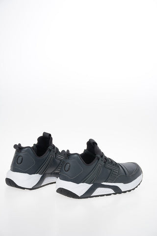 EA7 EMPORIO Faux Leather Sneakers