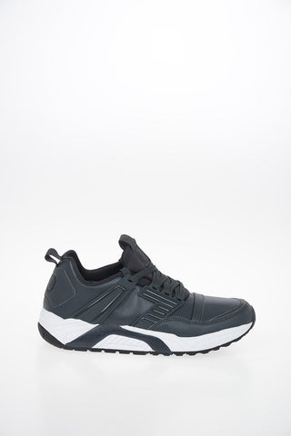 EA7 EMPORIO Faux Leather Sneakers