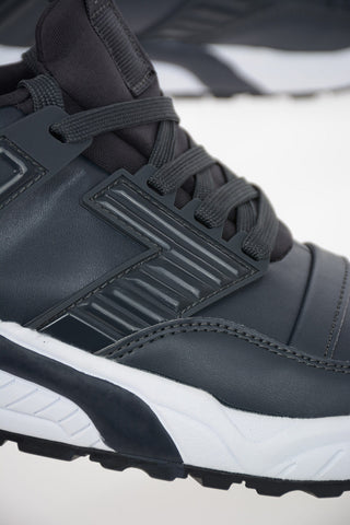EA7 EMPORIO Faux Leather Sneakers