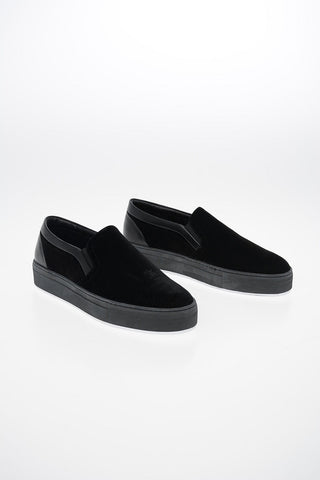 COLLEZIONI Sneakers Slip On in Velluto