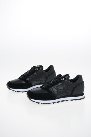 EA7 EMPORIO Faux Leather Sneakers