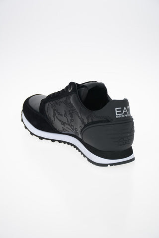 EA7 EMPORIO Faux Leather Sneakers