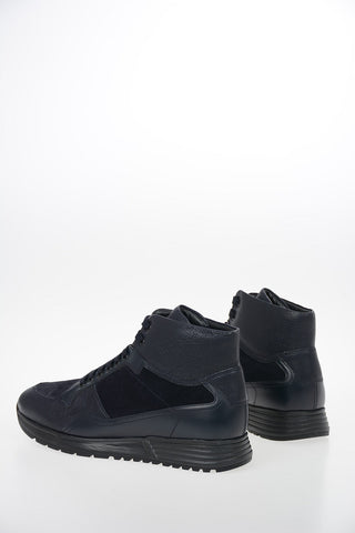 COLLEZIONI Sneakers Alte in Pelle Martellata