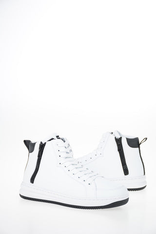 EA7 EMPORIO Sneakers Alte in Ecopelle