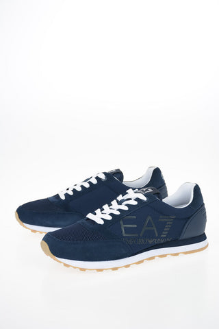 EA7 EMPORIO Suede Leather Insert Sneakers