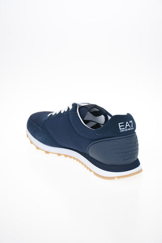 EA7 EMPORIO Suede Leather Insert Sneakers