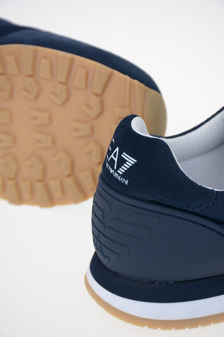 EA7 EMPORIO Suede Leather Insert Sneakers