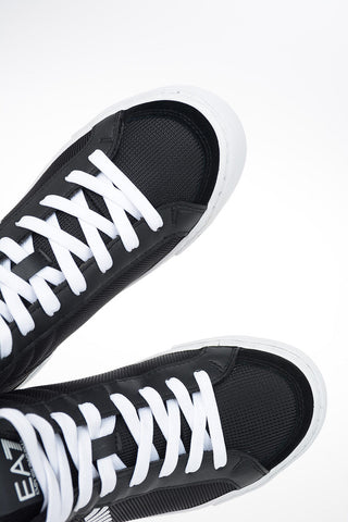 EA7 EMPORIO Fabric and Leather Insert Sneakers