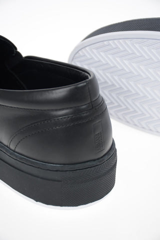 COLLEZIONI Leather Slip On Sneakers