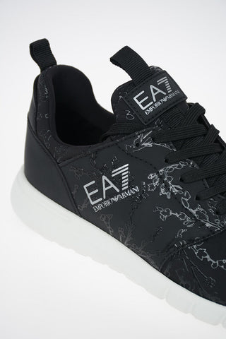 EA7 EMPORIO Floral-Print Fabric Sneakers