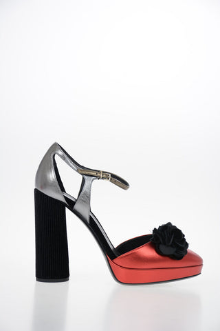 GIORGIO ARMANI 12cm Leather Ankle-Strap Pumps