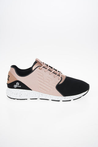 EA7 EMPORIO Faux Leather Sneakers