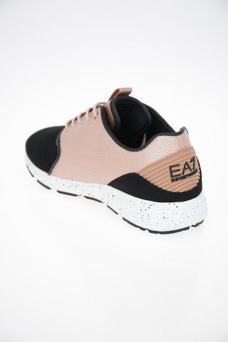 EA7 EMPORIO Faux Leather Sneakers