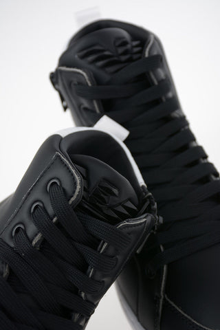 EA7 EMPORIO Faux Leather High Top Sneakers