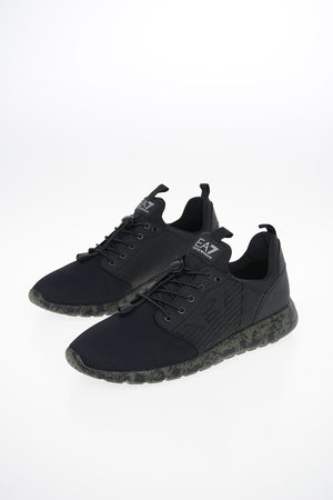 EA7 EMPORIO Mesh and Rubber Insert Sneakers