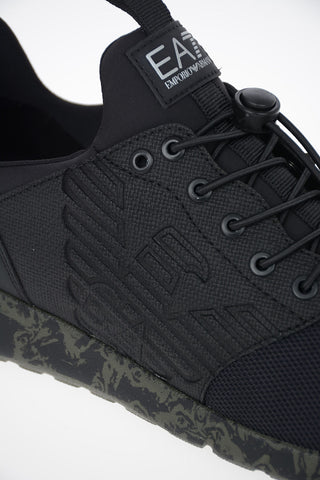 EA7 EMPORIO Mesh and Rubber Insert Sneakers