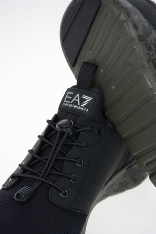 EA7 EMPORIO Mesh and Rubber Insert Sneakers