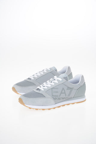 EA7 EMPORIO Fabric and Suede Leather Insert Sneakers