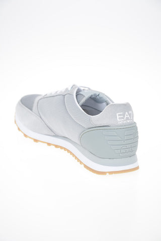 EA7 EMPORIO Fabric and Suede Leather Insert Sneakers