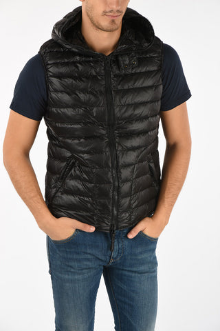 Hooded Sleeveless LICAONE Down Jacket