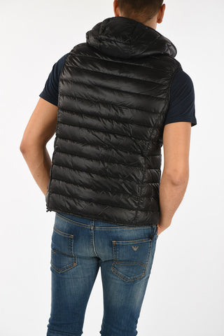 Hooded Sleeveless LICAONE Down Jacket