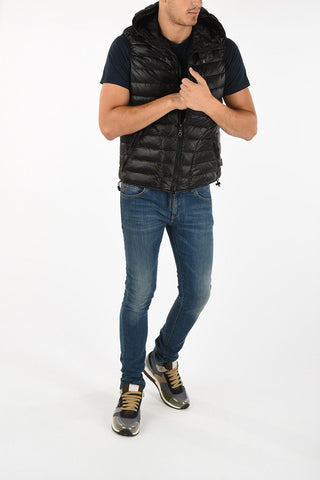 Hooded Sleeveless LICAONE Down Jacket