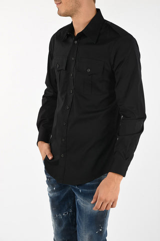 Camicia Collo Semi Francese