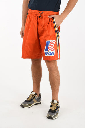 K-WAY drawstring waist Shorts
