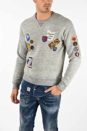 Embroidered FUCKED UP FIT Crew-Neck Sweatshirt