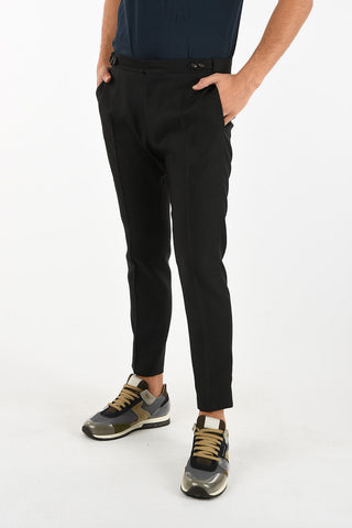 Pantalone Capri con Inserti in Seta