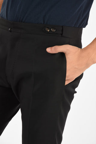 Pantalone Capri con Inserti in Seta