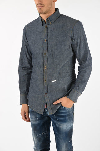 Button-Down Denim Shirt