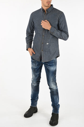 Button-Down Denim Shirt