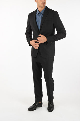 Virgin Wool Windowpane PARIS Suit