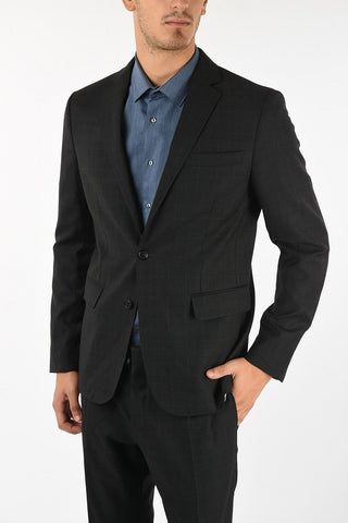 Virgin Wool Windowpane PARIS Suit