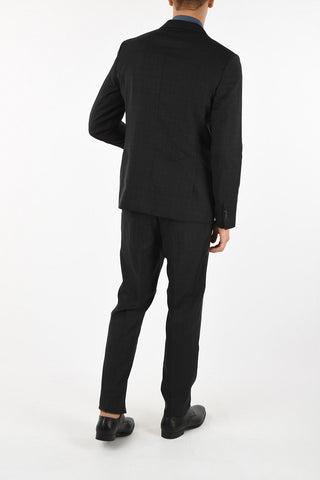 Virgin Wool Windowpane PARIS Suit