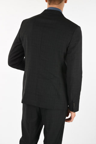 Virgin Wool Windowpane PARIS Suit