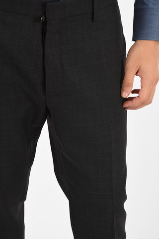 Virgin Wool Windowpane PARIS Suit