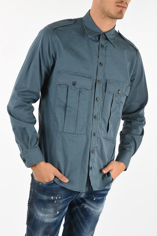 Semi Spread Collar Shirt