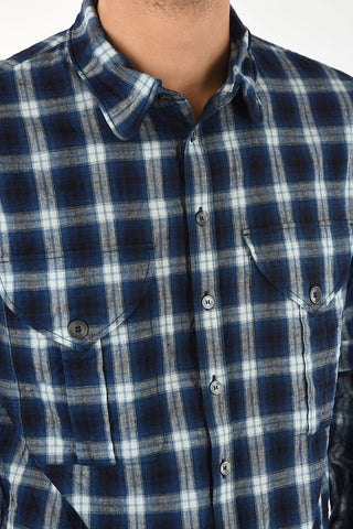 Club Collar Tartan Check Shirt