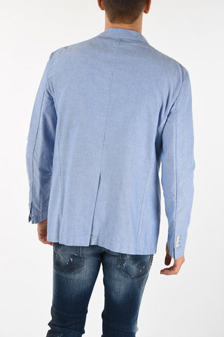 Center Vent Hopsack 2-Button Blazer