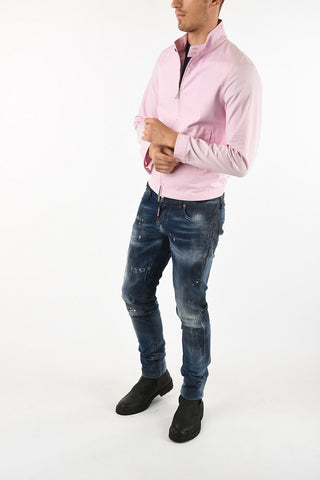 Giubbotto Crop con Zip Frontale